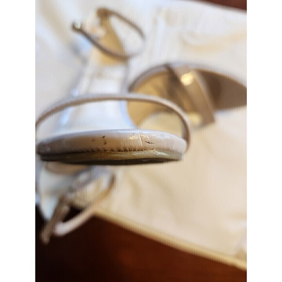 Lulus Elise Sandals Nude *defects see pics* sz 7 - Picture 6 of 7